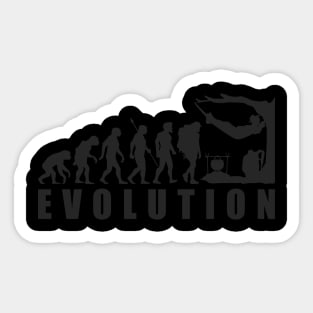 Survival Tshirt Camping Men Sticker